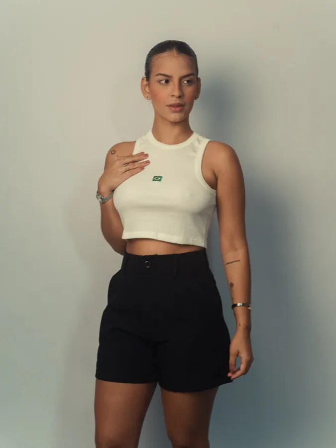 Cropped 90s Branco — foto 1