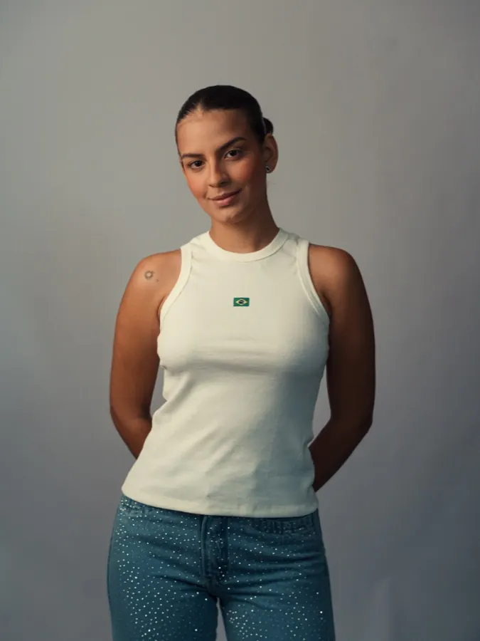 Regata Nadador 90s Branca — foto 1